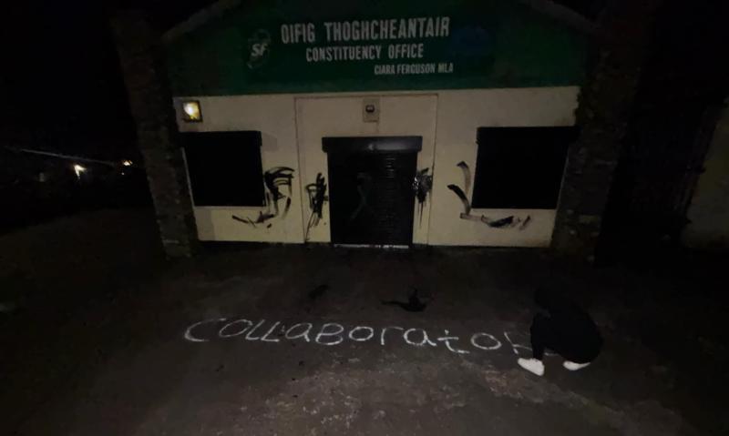 Derry Sinn F&eacute;in office vandalised in targeted attack