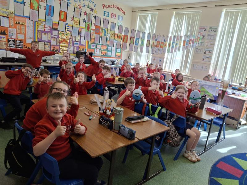 Moneymore Primary School visit from NI Water