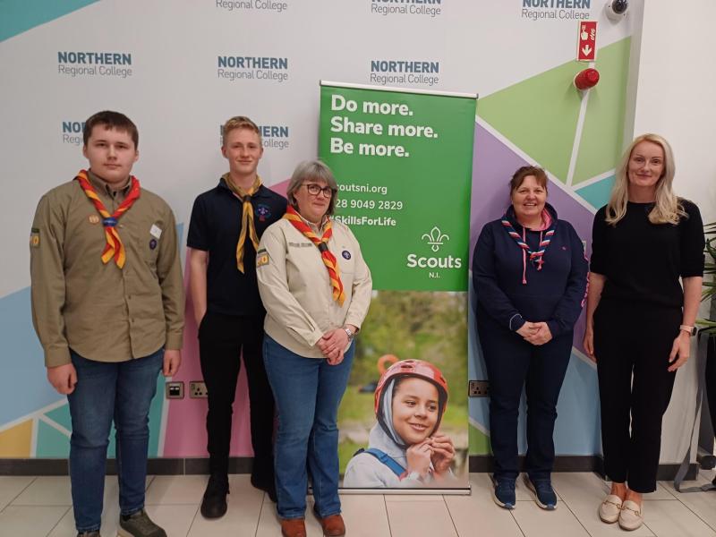 Northern Regional College and Scouts NI partner for inspiring taster sessions