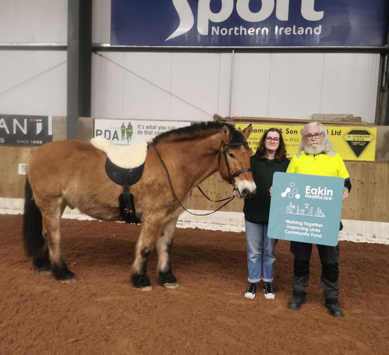 RDA Causeway Coast and Glens saddles up with Eakin Healthcare Support