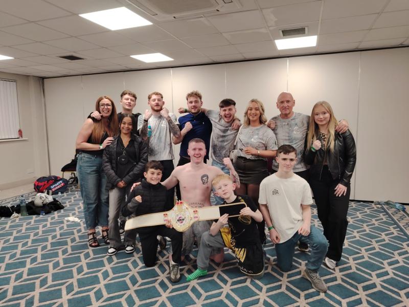 Creggan's Conal McBrearty adds the WKU 5 Nations Super Welterweight title!