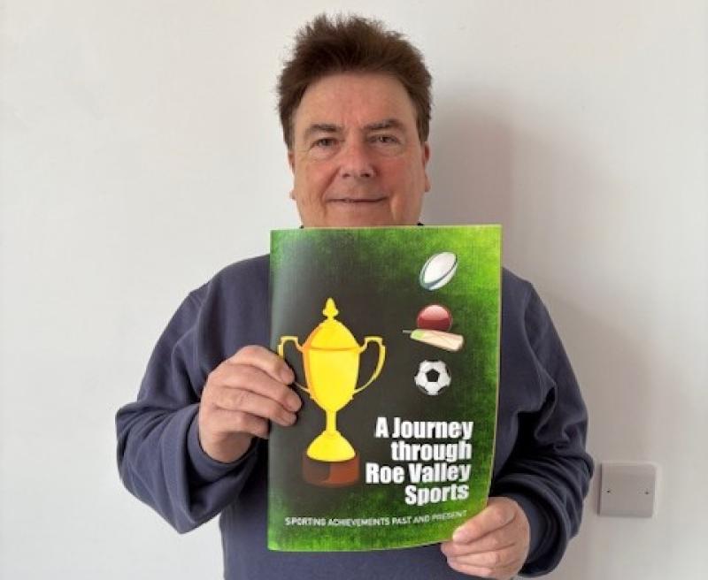 Limavady author launches &lsquo;A Journey Through Roe Valley Sport&rsquo; in support of Foyle Hospice
