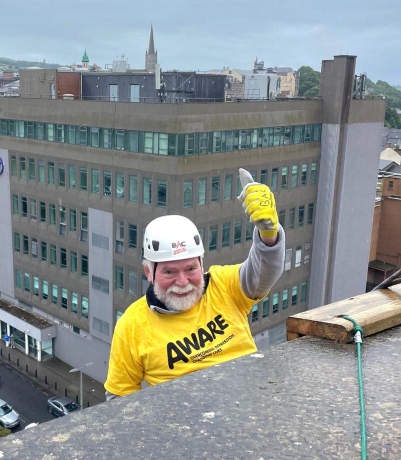 Take the plunge with Derry abseil for mental health