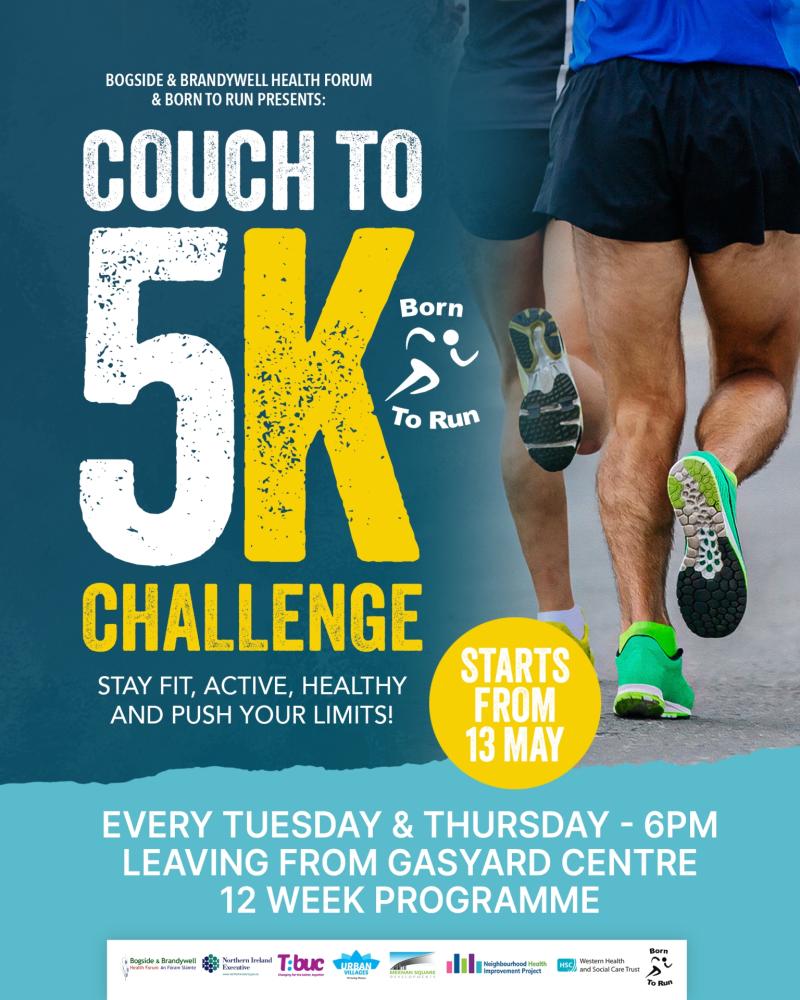 Bogside and Brandywell Health Forum and 'Born to Run' launch new 'Couch to 5K' programme