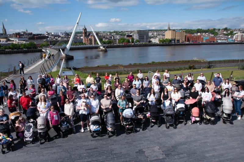 ‘Fantastic turnout’ in Derry for World Maternal Mental Health Day Walk and BBQ