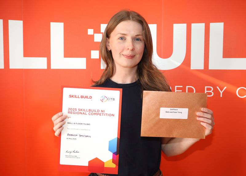 NWRC Tiling students a cut above at Skillbuild 2025 qualifier competition