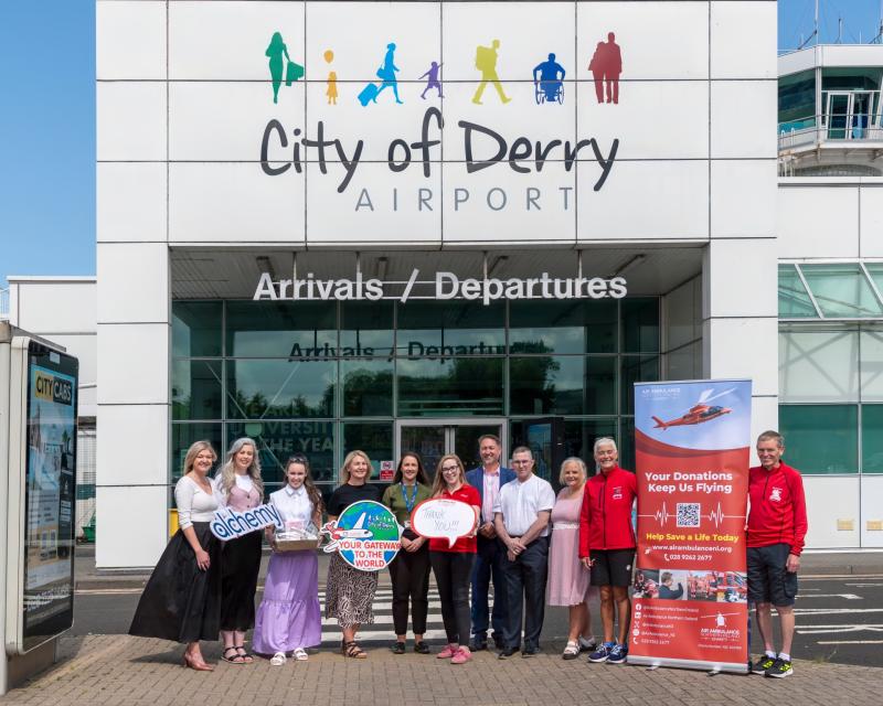 Derry celebrates first-ever Air Ambulance NI and City of Derry Airport Runway Run