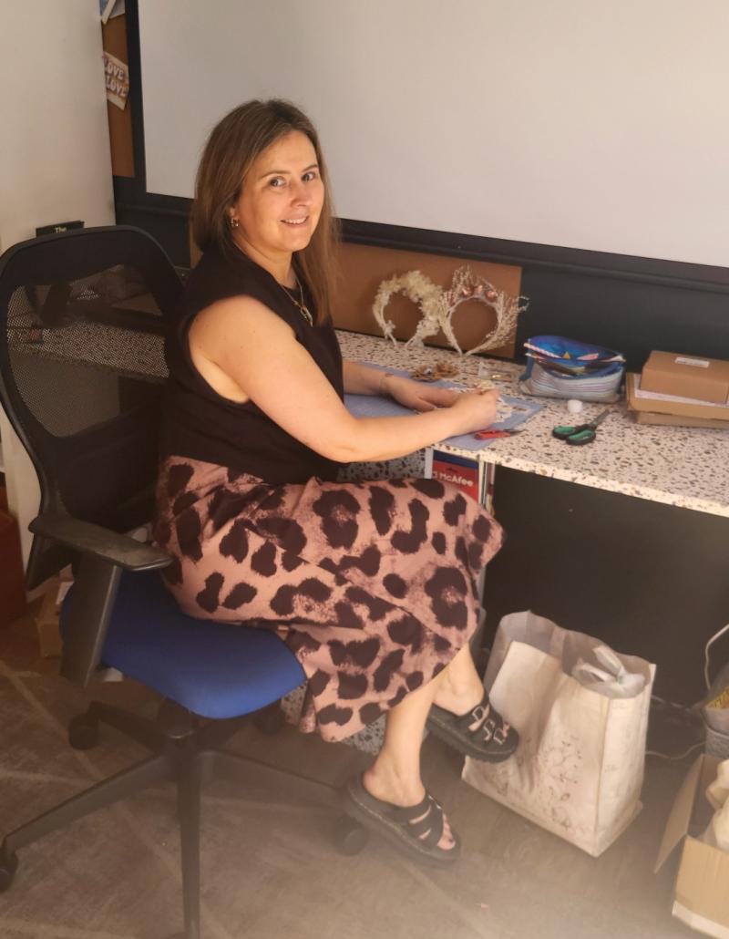 Grainne has found solace in crafting to deal with her chronic illness