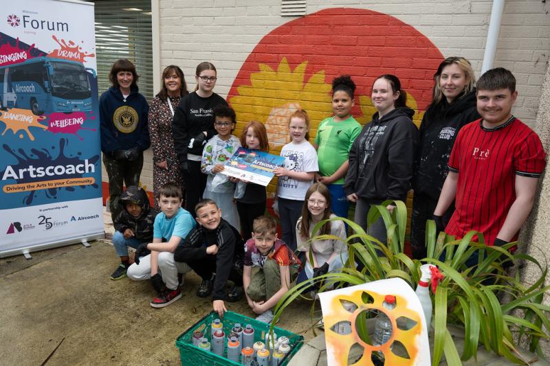 Cathedral Youth Club Artscoach artists.