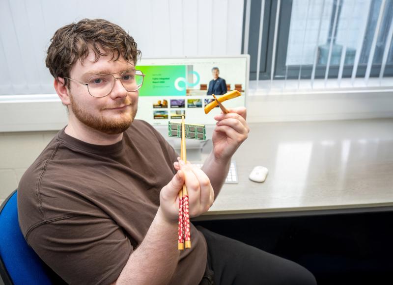 Limavady man swaps serving chips for microchips