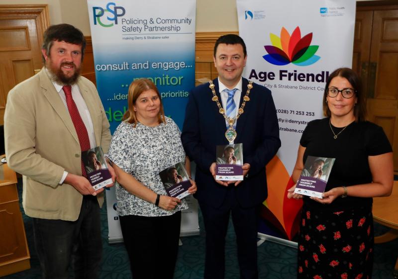 New leaflet launhced in Derry to help older people beat the scammers!