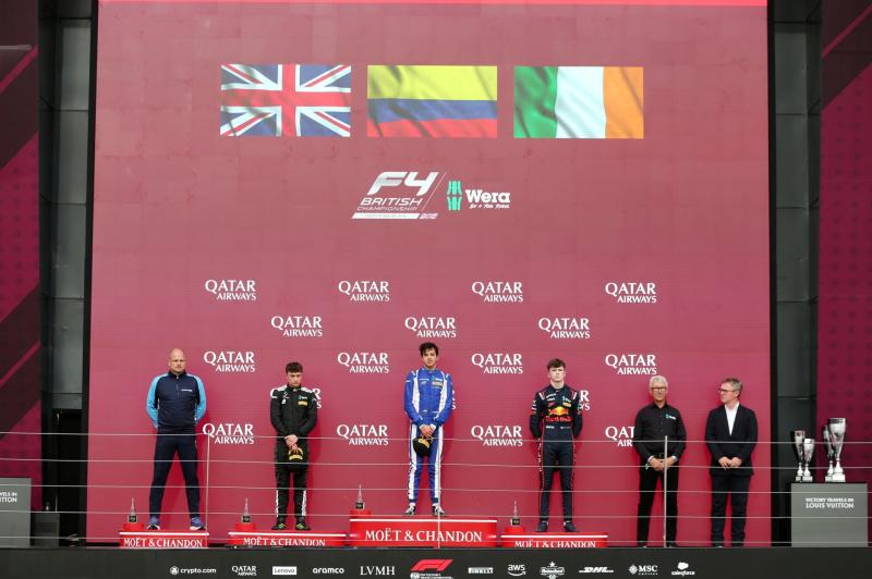 Magherafelt's Fionn McLaughlin secures British Formula 4 podium place