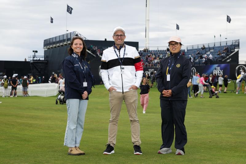 Meet the faces behind the fairways: Ulster University volunteers at The 153rd Open 