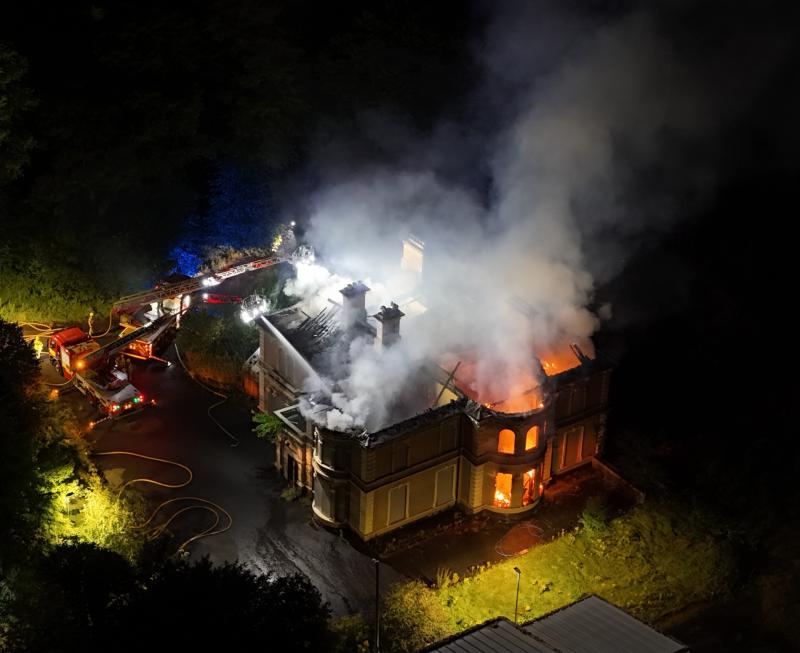 Fire at Duncreggan Road premises