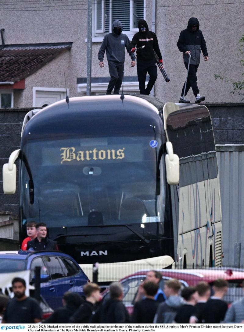 Derry City and Bohemians release joint statement condemning violence at Brandywell