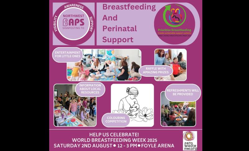 Preparations underway for the North West BAPS celebration of World Breastfeeding Week 2025