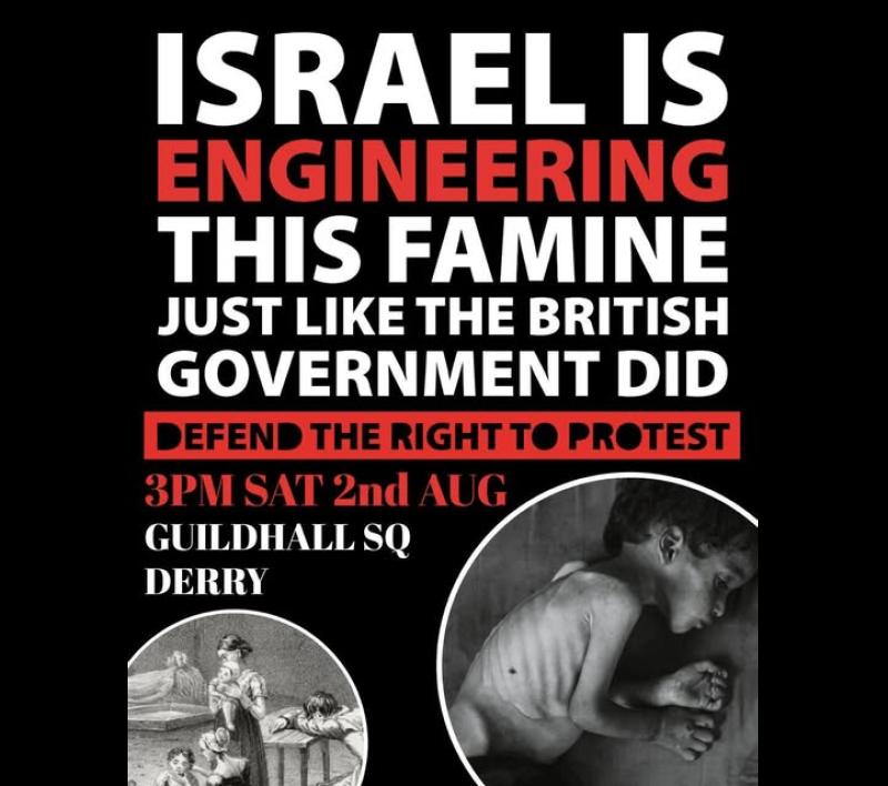 Protest to 'show our opposition to genocide and support for the right to take part in non-violent direct action' - Derry IPSC 