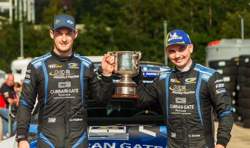 County Derry’s Callum Devine clinches Irish Tarmac Championship