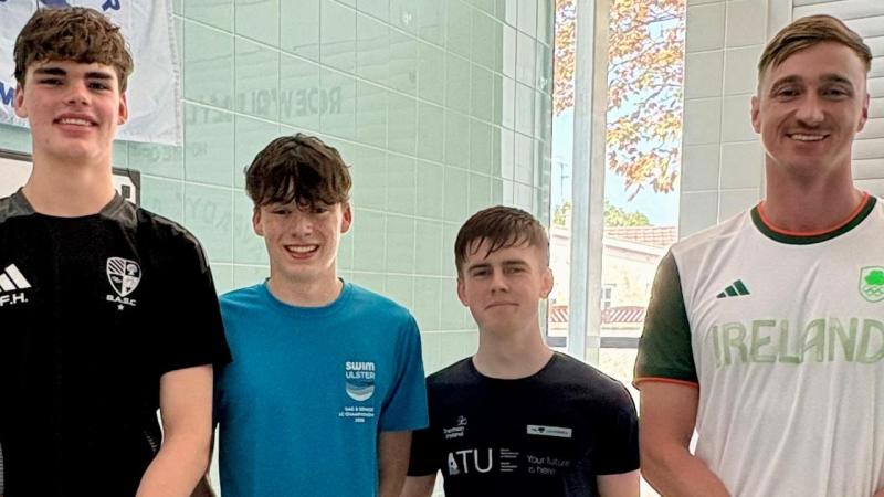 Future North West swimming champions dive into Irish Olympian Shane Ryan Skills Clinic