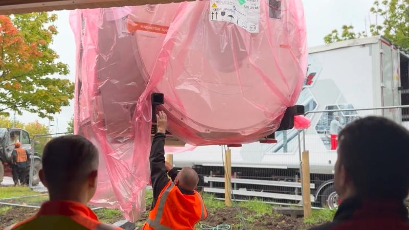 Exciting new era for Causeway Hospital as MRI scanner arrives 