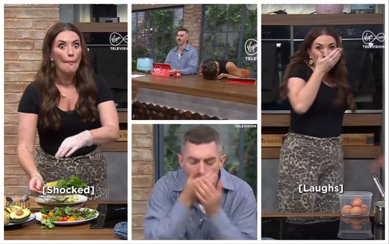 Ireland AM viewers left in stitches as host drops live f-bomb as segment goes up in smoke