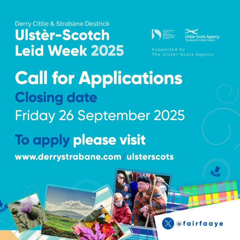 Derry and Strabane Council invites applications for Ulster-Scots Language Week