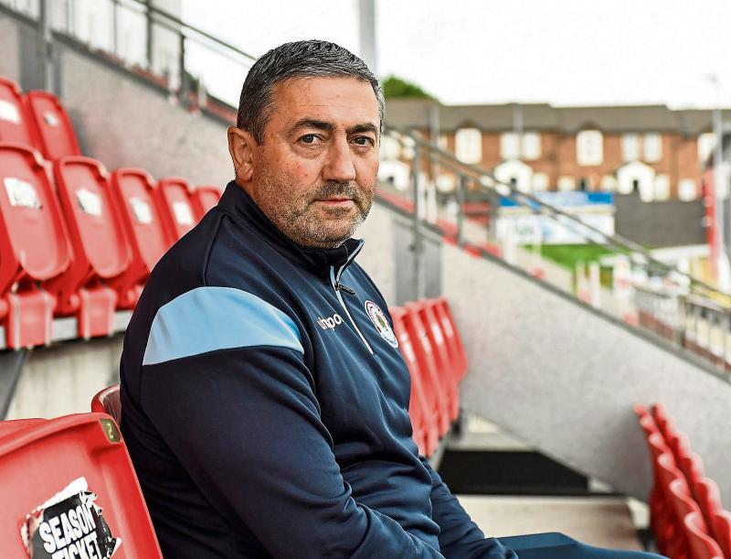 Hutton insists Institute under 'no pressure' ahead of derby clash