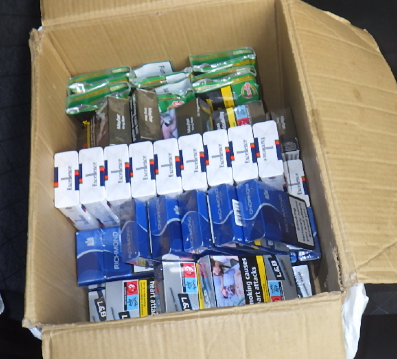 More than 13,000 illicit cigarettes, vehicle and cash seized in police