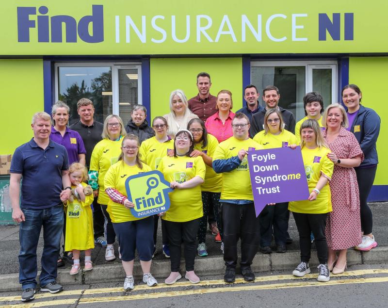 Find Insurance NI backs Foyle Down Syndrome Trust at annual Peace Games