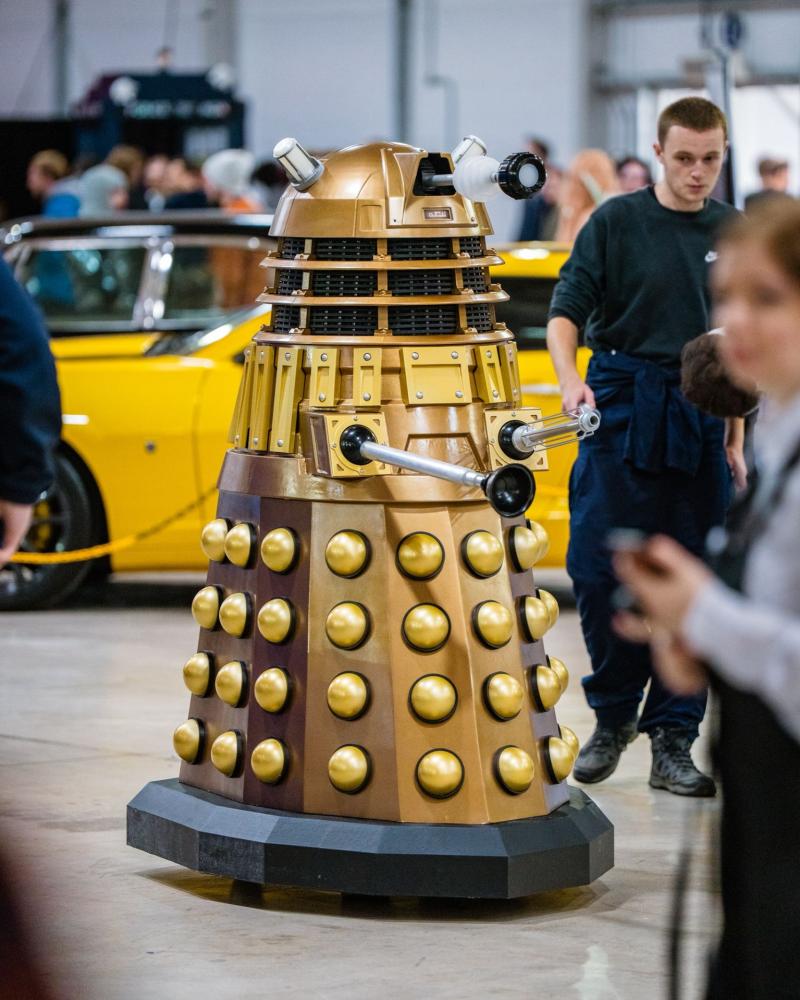  Darragh's Dalek Dax which scooped first prize in the Comic Con CosPlay Championship