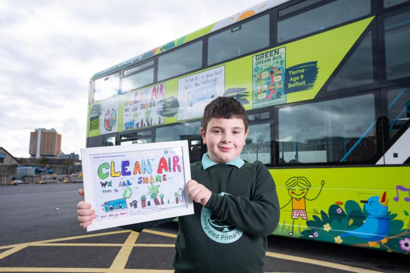 Derry school pupil's winning ‘Brand A Bus’ design brought to life