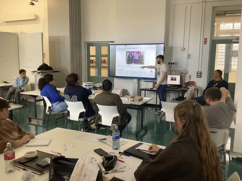 NWRC students learn about the importance of human rights