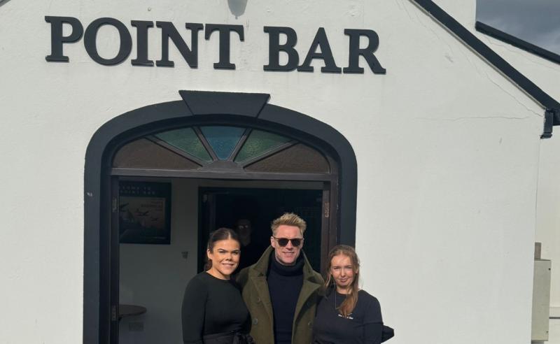  Ronan Keating has been spotted taking a break in County Derry. 