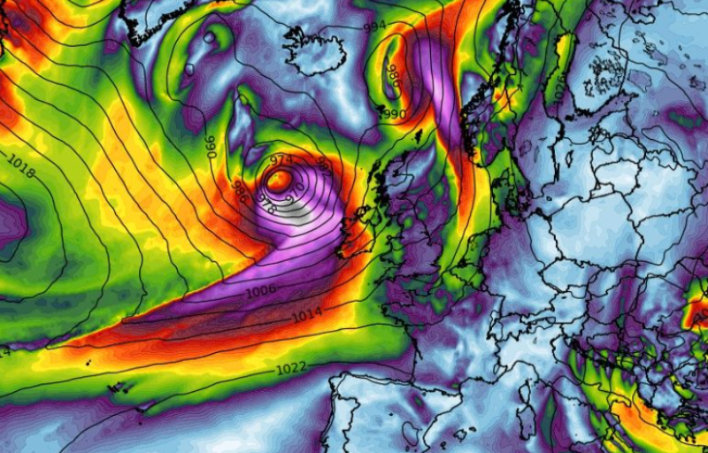 LIVE: Met Éireann urges caution as Storm Amy weather warnings continue to come into effect