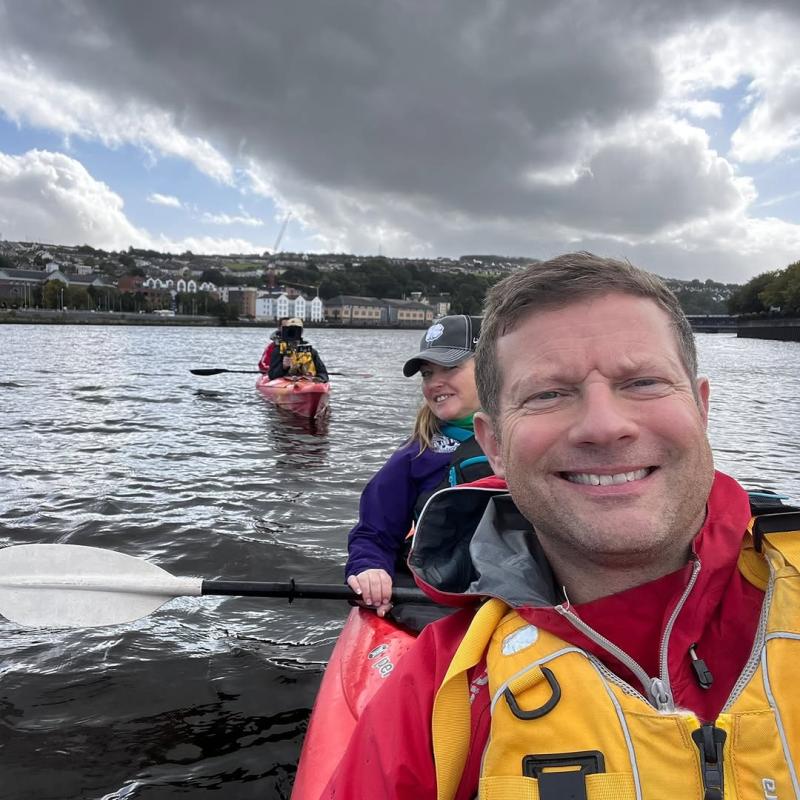 Dermot O'Leary wraps up filming in Donegal and Derry for 'Taste of Ireland'