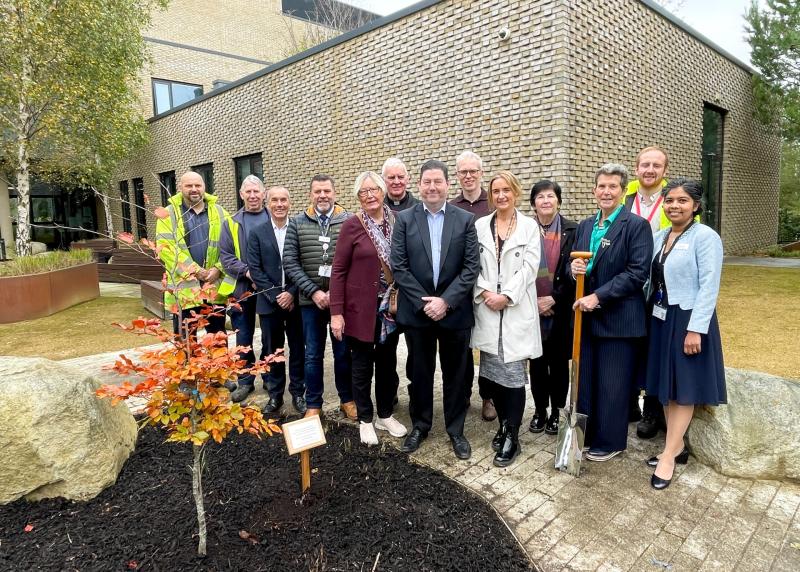 Western Trust plants 'Trees of Hope' at Altnagelvin Hospital for staff mental health