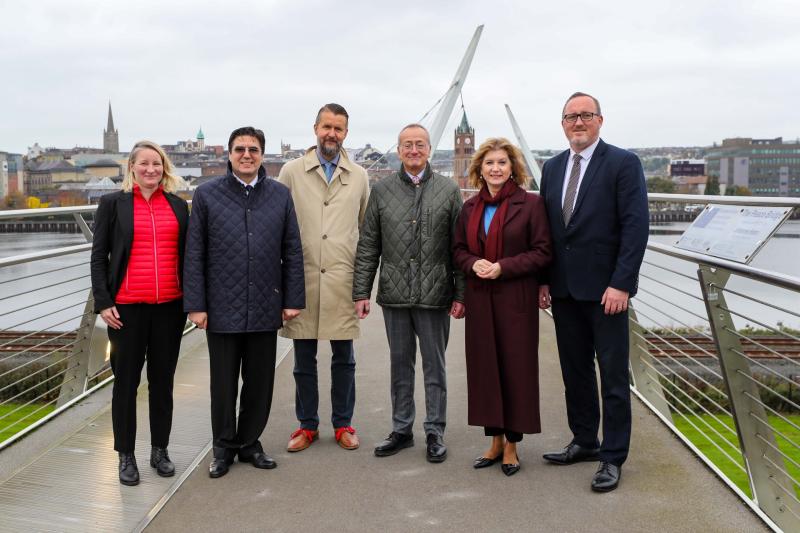 EU Ambassadors visit Derry for talks on strengthening regional links