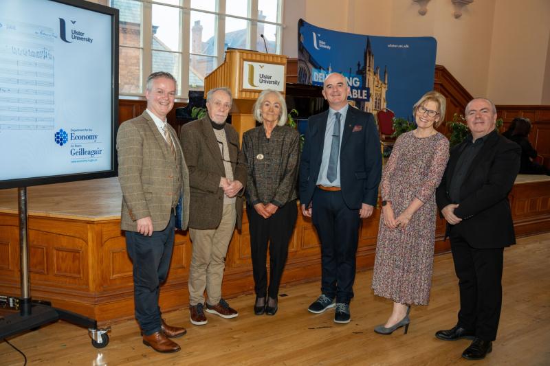 Archive of renowned Derry composer Redmond Friel presented to Ulster University