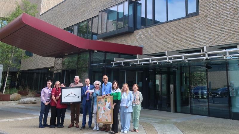 County Derry woman donates beautiful artwork and funding to North West Cancer Centre