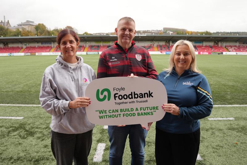 Derry City supporters urged to back Foyle Foodbank Christmas appeal at Brandywell