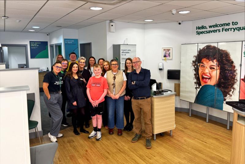 Specsavers Derry holds second out-of-hours clinic for people experiencing homelessness.