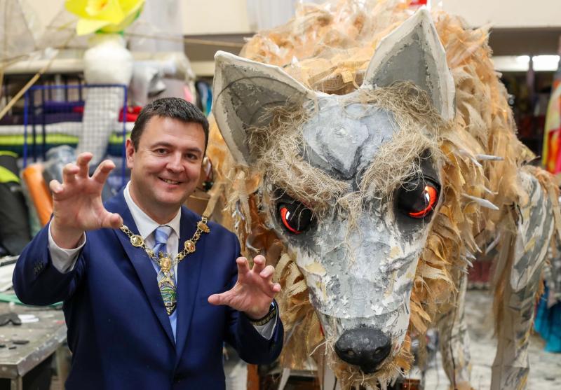 Wolf pack sets its sights on Derry Halloween parade