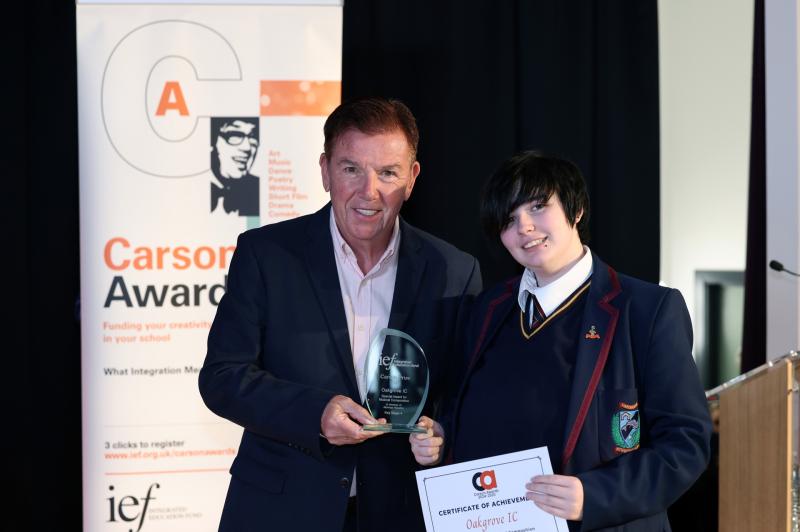 Oakgrove Integrated College celebrates success at the 2025 Carson Awards