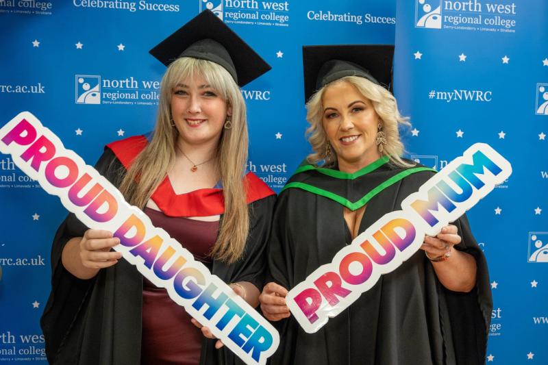 Derry family celebrates double graduation success at NWRC