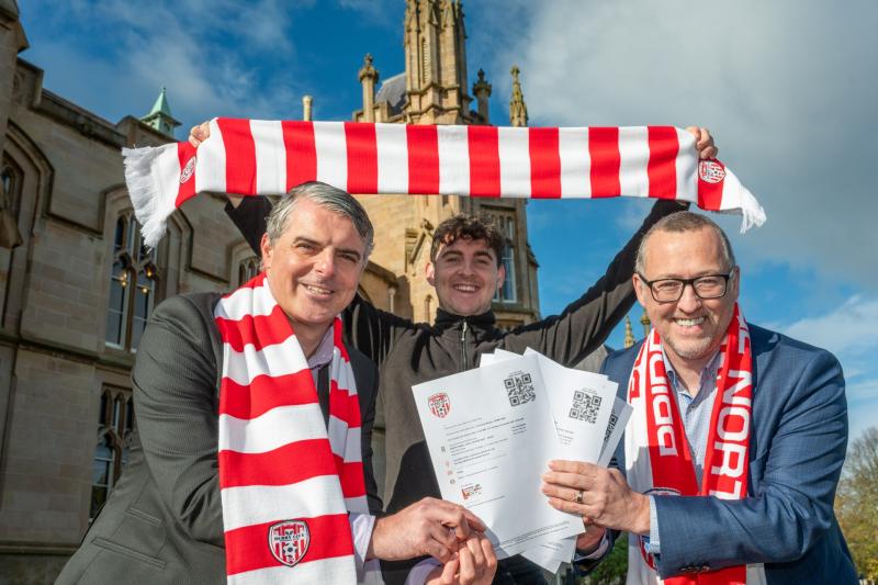 Derry City FC team up with Ulster University to help students feel at home