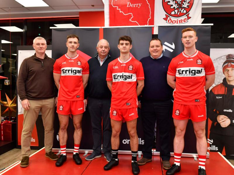 Derry GAA secures six-year sponsorship extension with Errigal Group