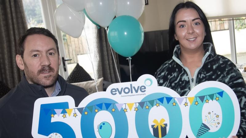 Evolve celebrates 5,000 gas connections in just five years