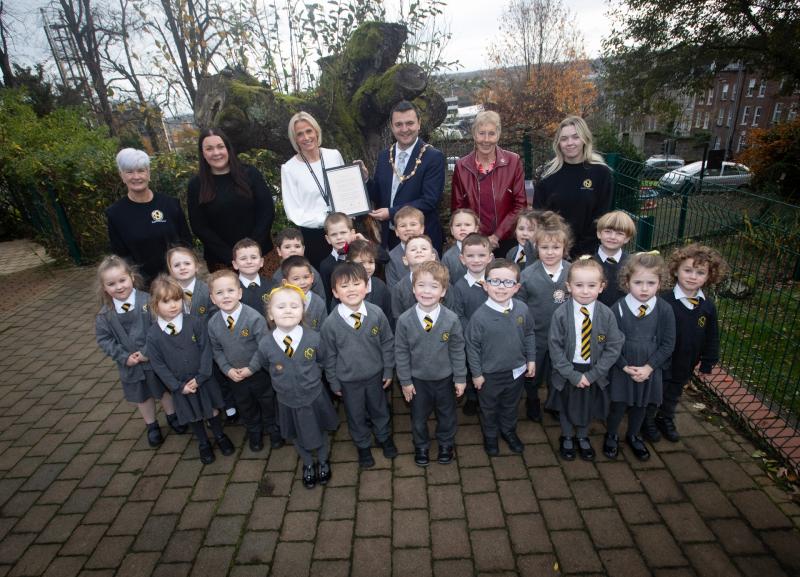 Mayor delivers ‘Anti-Racism Charter’ to Model Primary School pupils