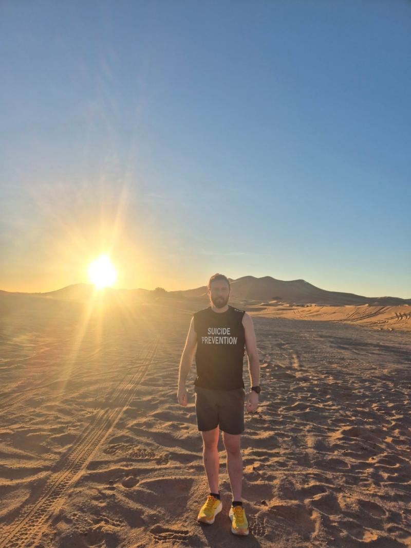 Derry mental health champion Danny Quigley completes extraordinary 200-mile Sahara Desert challenge