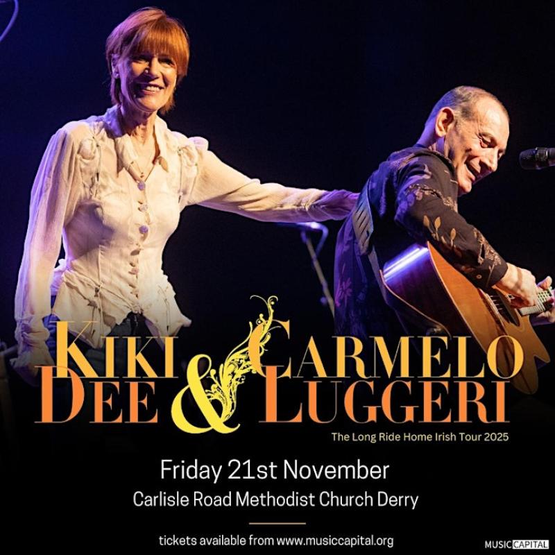Kiki Dee and Carmelo Luggeri bring 'The Long Ride Home Final Irish Tour' to Derry